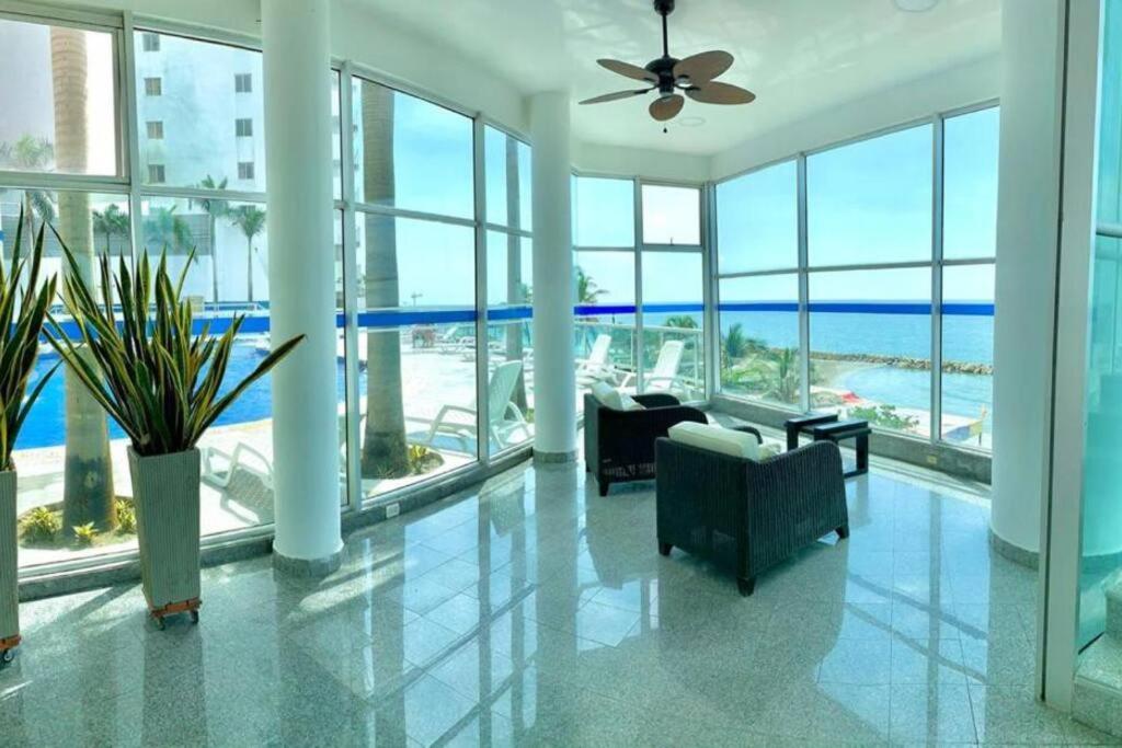Hermoso Apartamento Vista Al Mar. Edf Palmetto 1 . Cartagena  Exterior foto