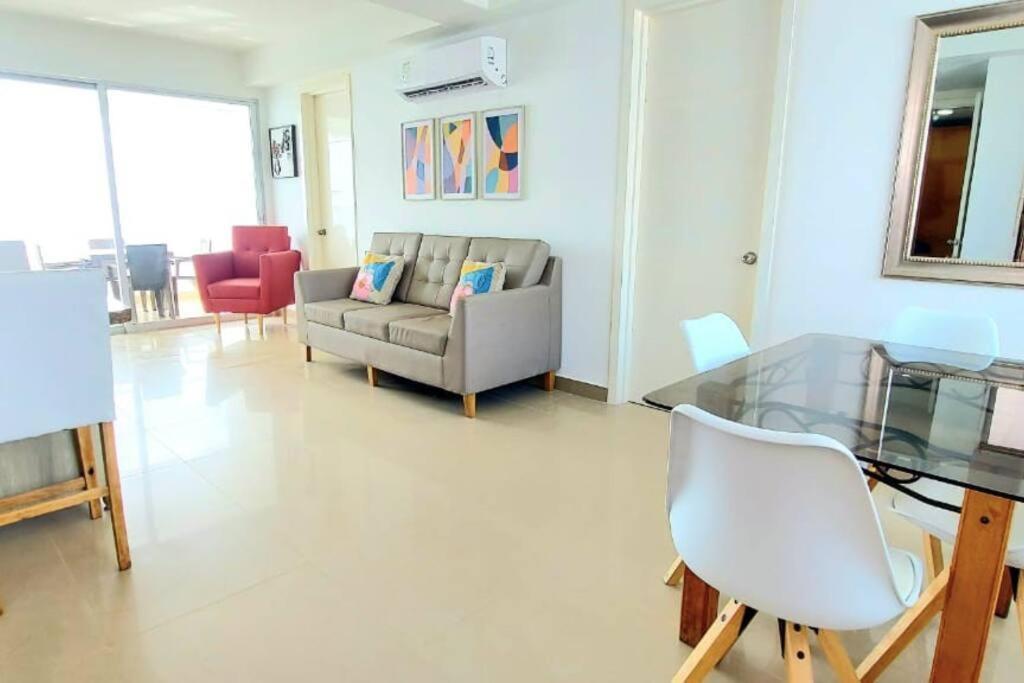 Hermoso Apartamento Vista Al Mar. Edf Palmetto 1 . Cartagena  Exterior foto